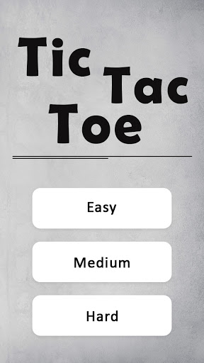 Android application Tic Tac Toe screenshort