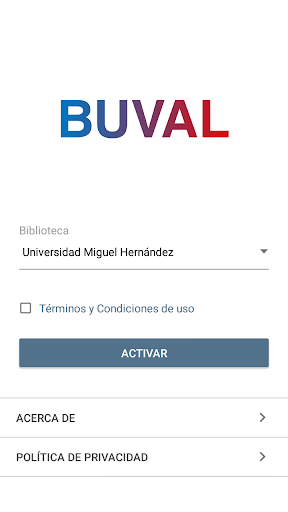 Android application BUVAL screenshort