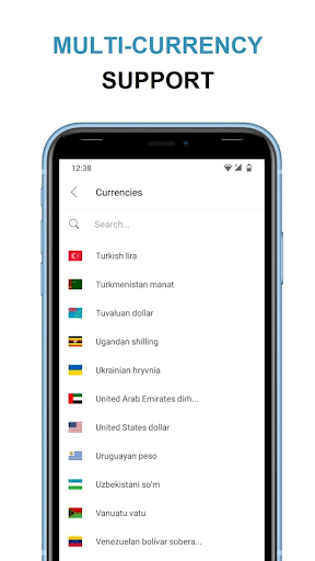 Screenshot of Invoice and Receipt Maker app