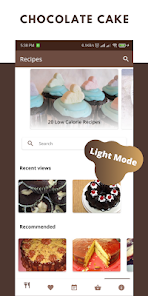 Captura de Pantalla 1 Chocolate Cake Recipes Offline android