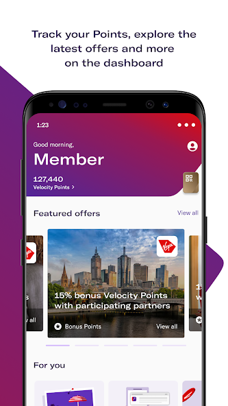 Velocity Frequent Flyer Screenshots 2