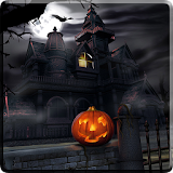 Scary House Halloween icon
