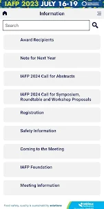 IAFP 2023 Annual Meeting App