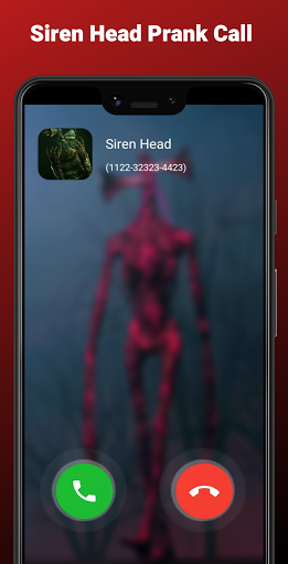 Android application Sirenhead prank call video screenshort