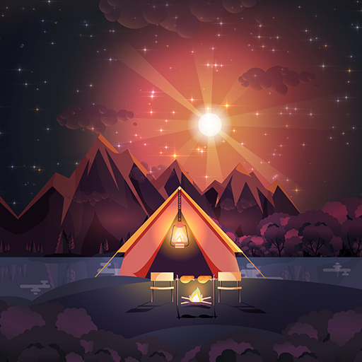 Cosy Camping Dream - Wallpaper logo
