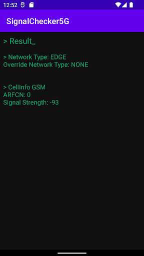 Signal Checker 5G Screen 3