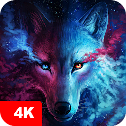 「Wolf Wallpapers 4K」のアイコン画像