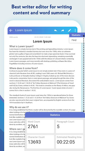 WriterPad – Write Novels, Scre Screen 3