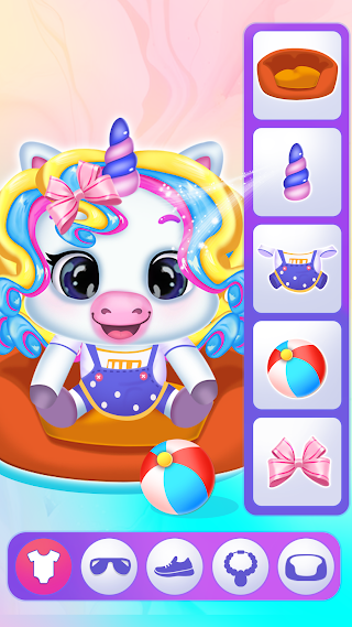 my unicorn care salon game - Screenshot 3