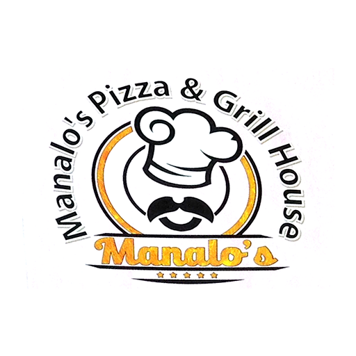 Manalos Pizza and Grill House logo