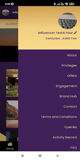 Century Privileges Screen 2
