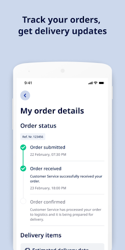 Fresenius MyOrders Screen 3