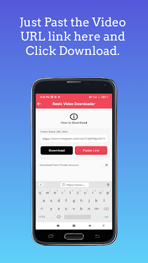 Android application Reels &Videos Downloder screenshort