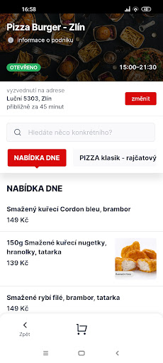 Pizza Burger Zlín Screen 2