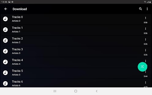 ET Music Player Pro Captura de tela
