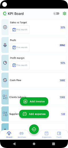Android application ContaGo - Invoice & Receipt screenshort