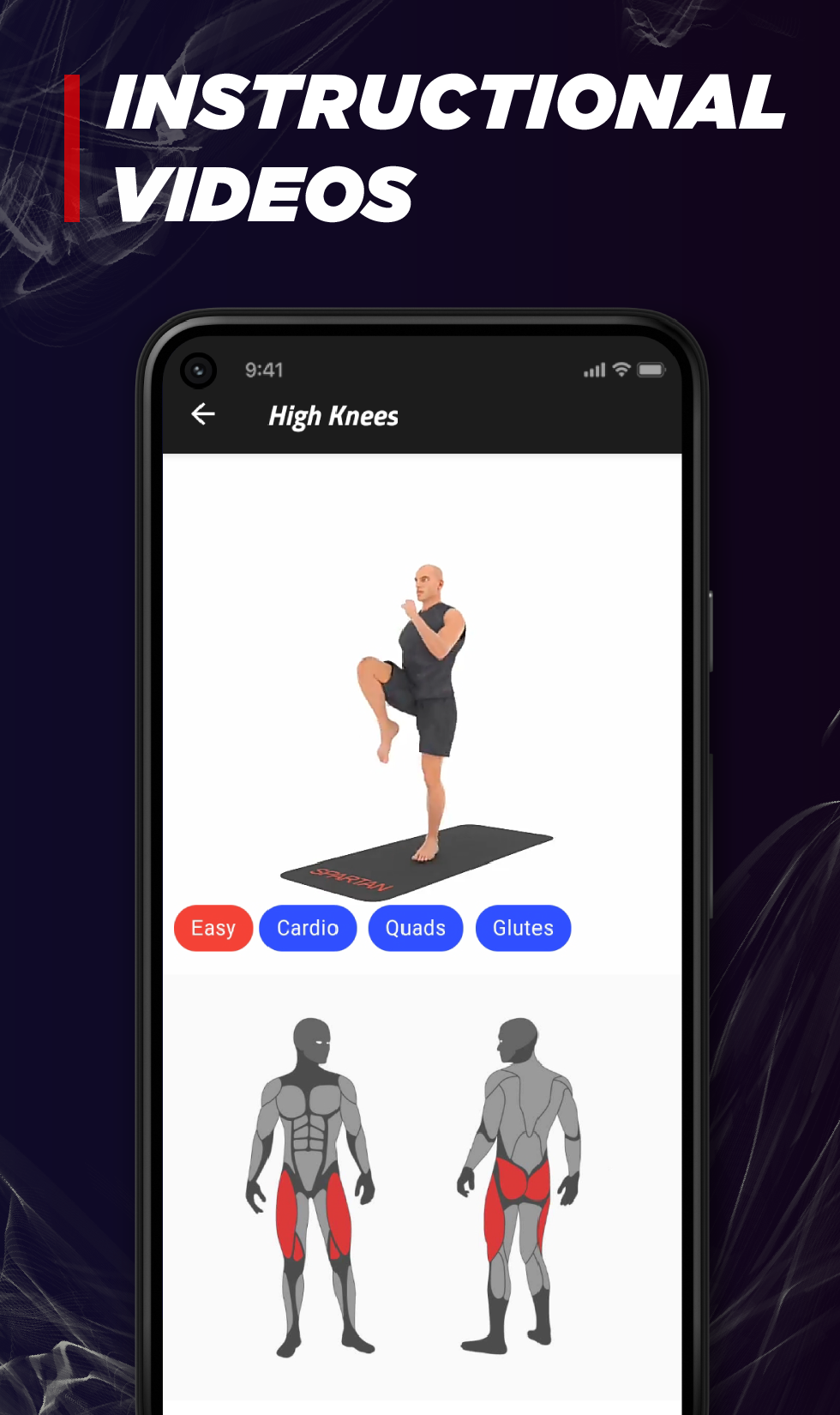 Android application Spartan Home Workouts screenshort