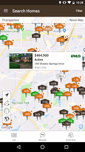 Android application Harry Norman Realtors screenshort