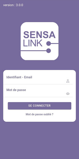 Android application SensaLink screenshort
