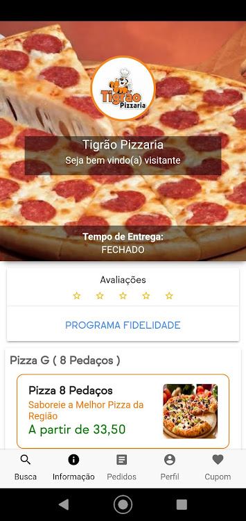 Tigrão Pizzaria - 8 - (Android)