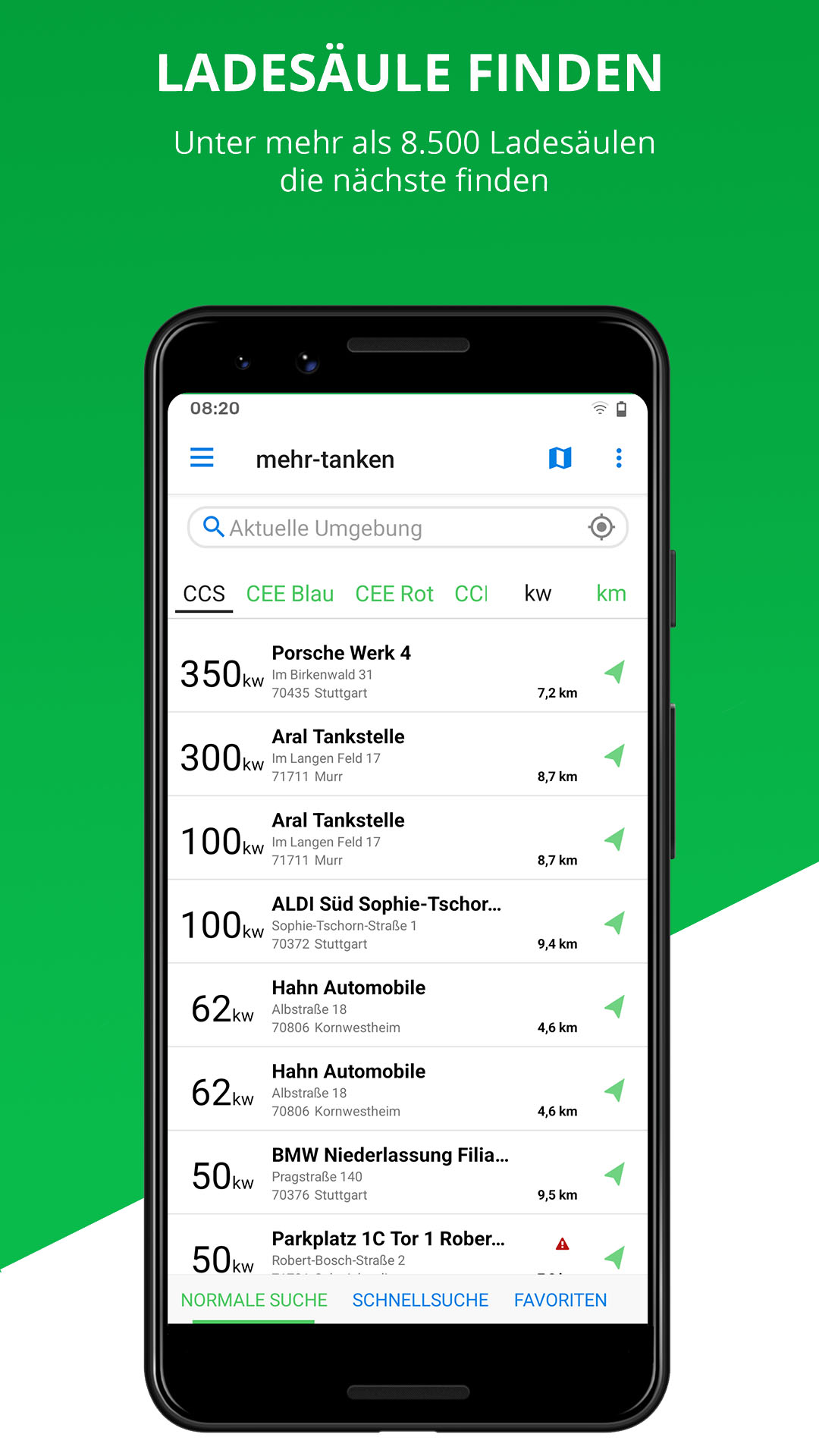 Android application mehr-tanken - Save smart! screenshort