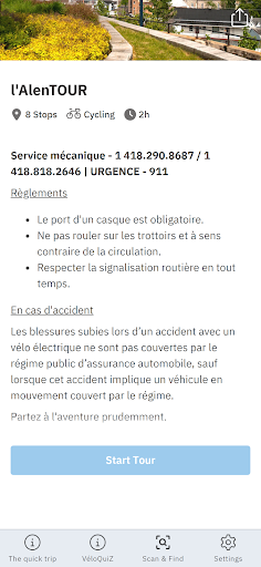 VéloTOUR Saguenay Screen 2