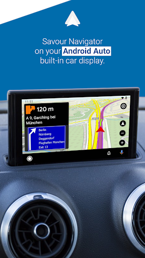 Screenshot of MapFactor Navigator Truck Pro