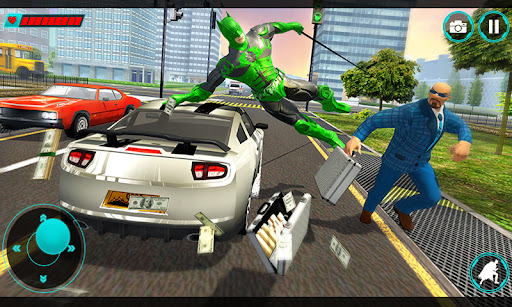 Android application Flying Bat Robot Bike 3D screenshort