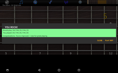 Guitar Riff Screenshot