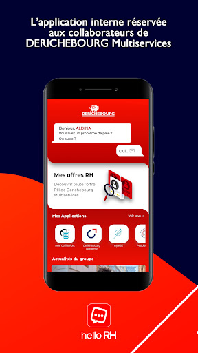 Android application HelloRH screenshort