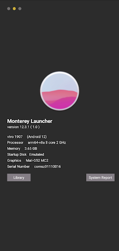 Android application MonteryOS Launcher screenshort
