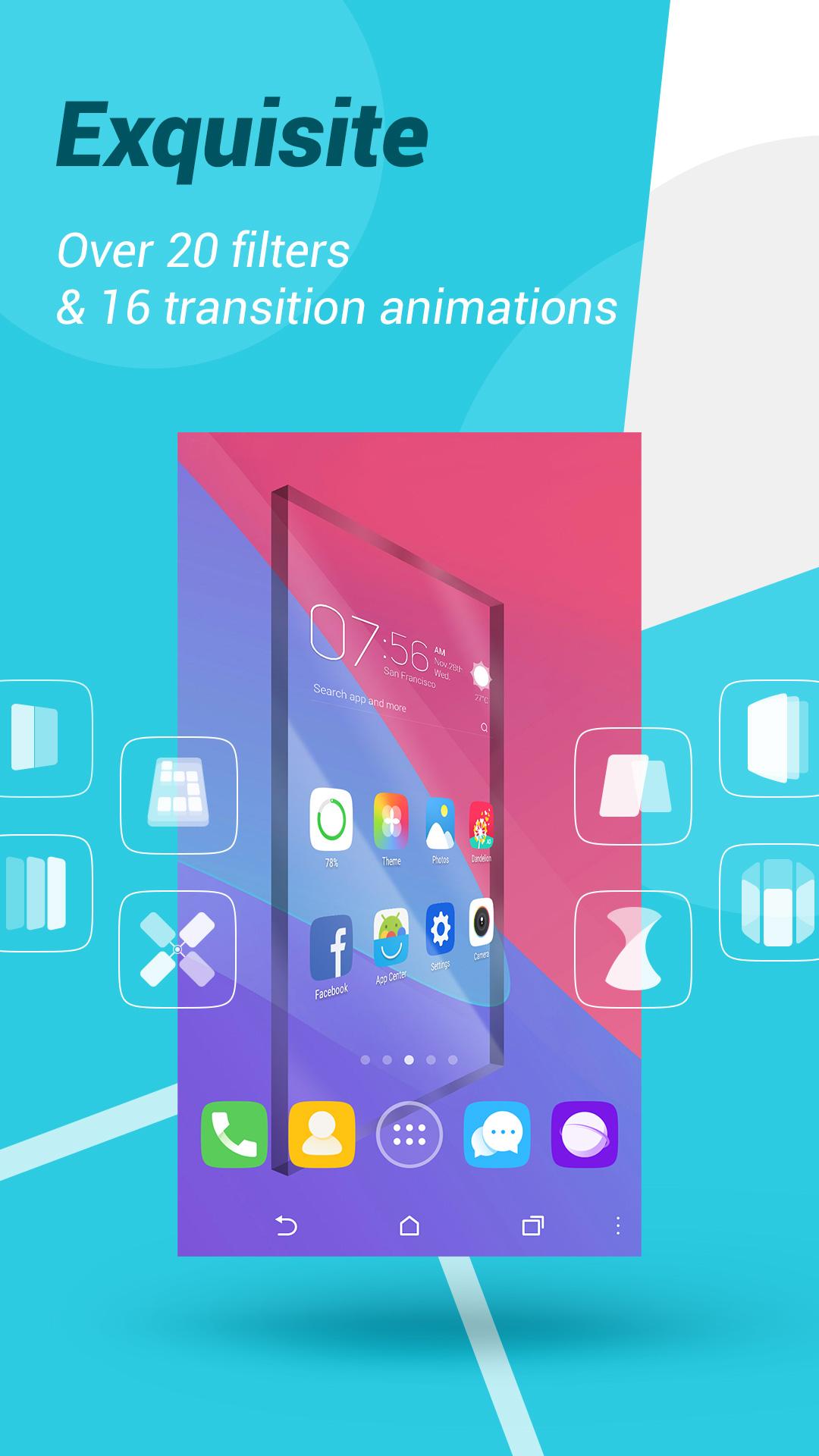 Android application GO Launcher Prime (Remove Ads) screenshort