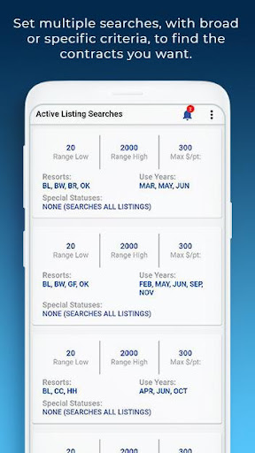 DVC Resale Market Search App Screen 2