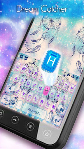 Android application Dream Catcher Keyboard Theme screenshort