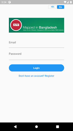 Android application MiB Crowdsourcing App screenshort