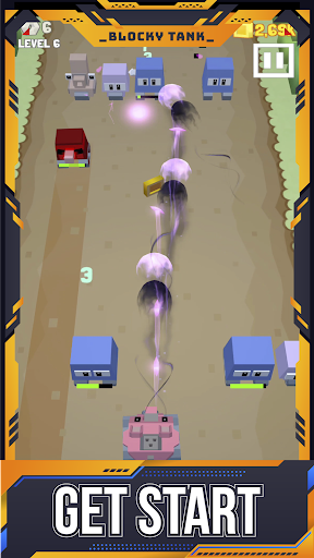 Android application Blocky Tanks screenshort