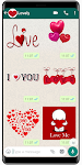 screenshot of WASticker - Love Stickers