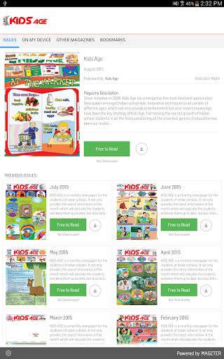 Android application Kids Age screenshort