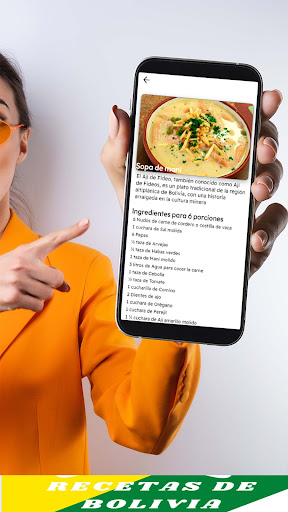 Android application Recetas De Bolivia screenshort
