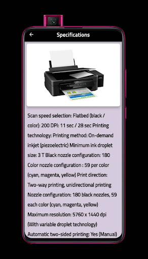 Epson L405 Printer App Guide Screen 3