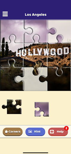 Android application Los Angeles Puzzle screenshort