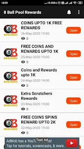 8 B Pool Rewards - Get Free Coins and Cash Rewards