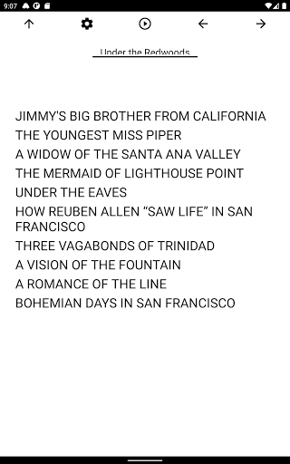 Book, Under the Redwoods Screen 3
