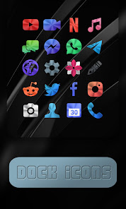 Screenshot 6 Metal Redefined Icon Pack | Me android