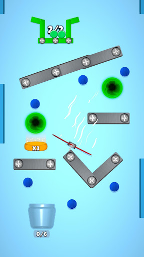 Marble Screw Pin Puzzle