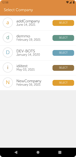 Android application MindBehind Live screenshort