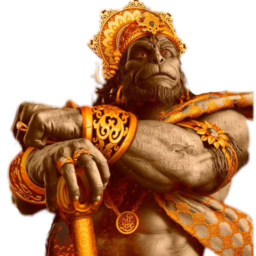 Hanuman Ji Game with Ramayana logo