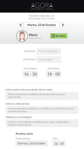 Android application Agora Internacional screenshort