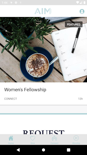 Android application AIM Church screenshort