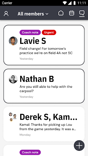 Skyline Social & Games Leagues Screen 2